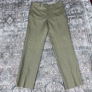 Lauren Ralph Lauren Dress Slacks Khaki Flat Front 32x32